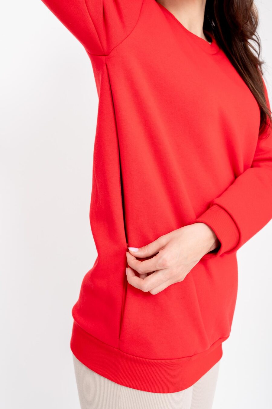Bluza My Mom Era z ukrytymi kieszeniami - obrazek 4