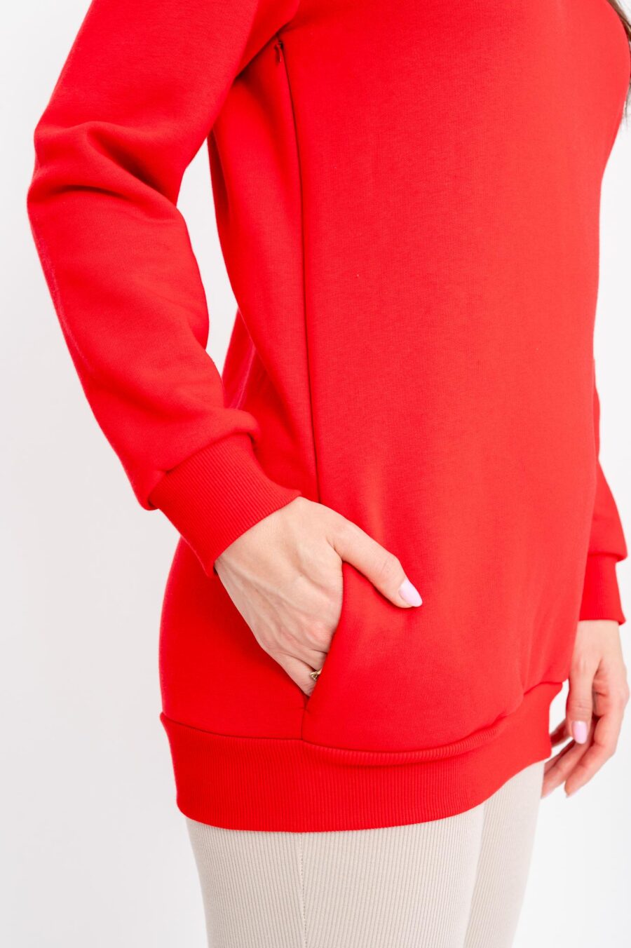 Bluza My Mom Era z ukrytymi kieszeniami - obrazek 5