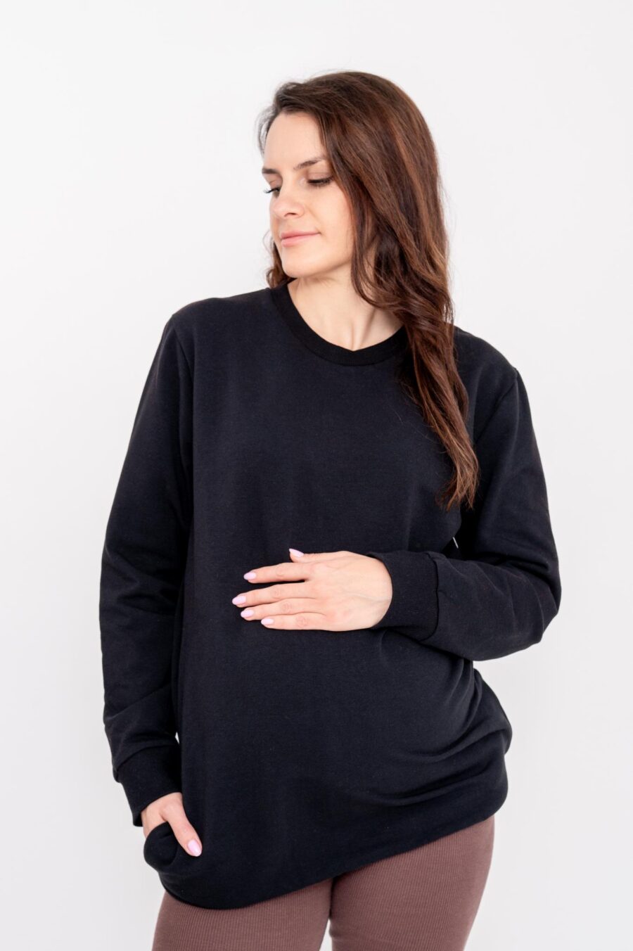 Bluza My Mom Era z ukrytymi kieszeniami - obrazek 9